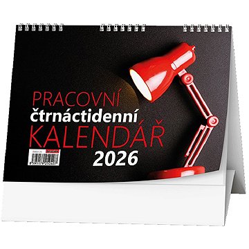 BALOUŠEK TISK Pracovní čtrnáctidenní 2026, 21 × 15 cm