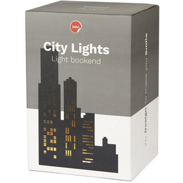 

Balvi Knižní zarážka City Lights 27750, černá