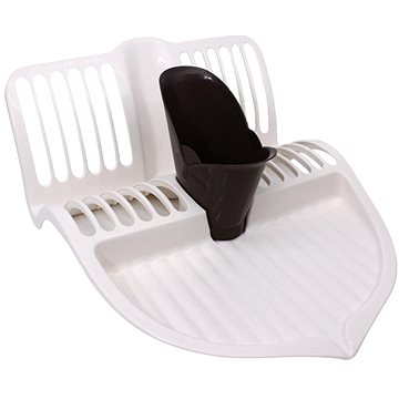 

Bama Plastový odkapávač na nádobí Scolapiatti, bílý, hnědý