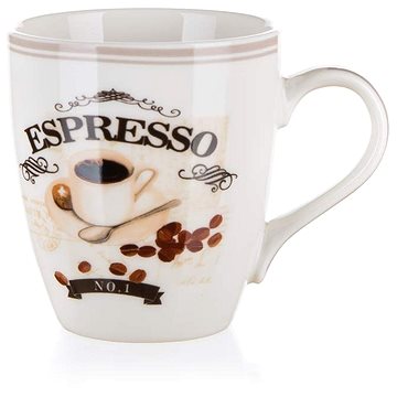 

BANQUET Hrnek keramický ESPRESSO 240 ml, dekor 2, 6ks