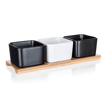 

Banquet Sada misek BRILLANTE Bamboo 28,2 x 9,8 x 7 cm, 3 + 1 ks