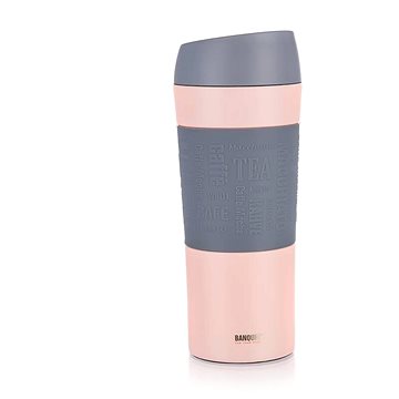 

BANQUET Hrnek cestovní MATTY 400 ml, růžový