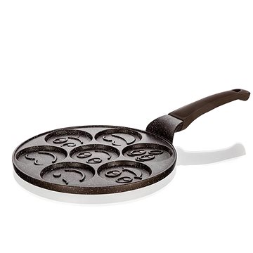 

BANQUET GRANITE BROWN Smile Pánev na 7 lívanců 26 cm nepřílnavý povrch