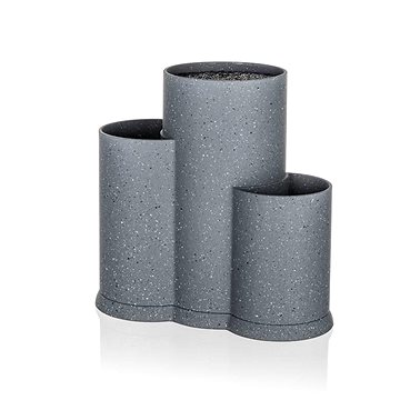 

BANQUET GRANITE Grey Stojan na nože 3v1