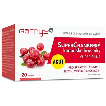 

Barny's SuperCranberry™ kanadské brusinky Super Silné 20 kapslí
