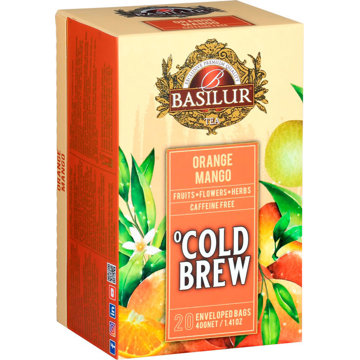 

BASILUR Cold Brew Orange Mango přebal 20 × 2 g