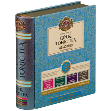 

BASILUR gin & Tonic Tea Blue Book Assorted plech 32 × 1,5 g