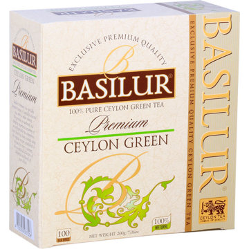 

BASILUR Premium Ceylon green nepřebal 100 × 2 g