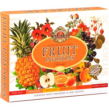 

BASILUR Fruit Infusions Assorted 60 sáčků, přebal