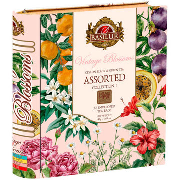 

BASILUR Vintage Blossoms Book Assorted plech 32 × 1,5 g