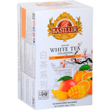 

BASILUR White Tea Mango Orange přebal 20 × 1,5 g