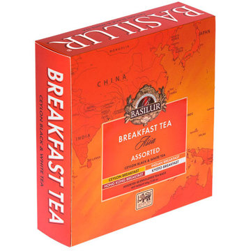 

BASILUR Breakfast Tea Assorted Asia přebal 40 gastro sáčků