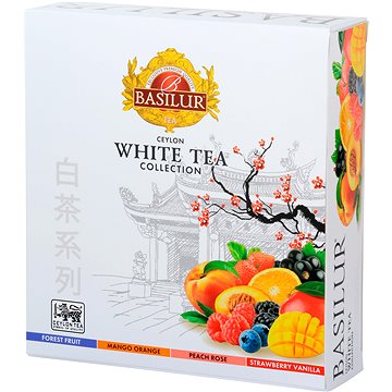 

BASILUR White Tea Assorted 40 sáčků, přebal