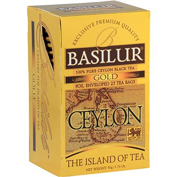 

BASILUR Island of Tea Gold 25 × 2 g, přebal