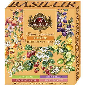 

BASILUR Without Hibiscus Assorted 40 × 1,8 g, přebal