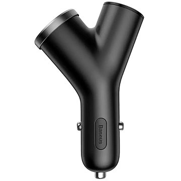 

Baseus Y-type Dual USB + Cigarette Lighter Extended černý