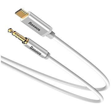 Baseus USB-C to Jack 3.5mm Audio Cable 1.2m White - Audio kabel