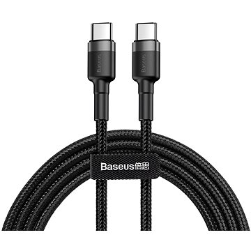 Baseus Flash Charging 60W USB-C Cable 1m gray/black - Datový kabel