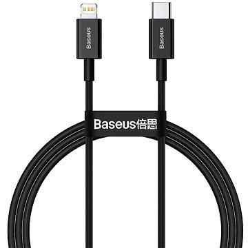 Baseus Superior Series rychlonabíjecí kabel Type-C/Lightning 20W 1m černá - Datový kabel