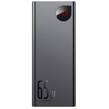 

Baseus Adaman Metal Digital Display Quick Charge Power Bank 20000mAh 65W Black