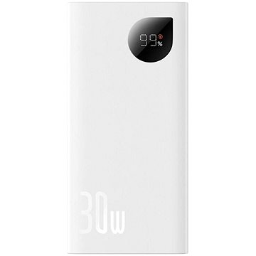 

Baseus Adaman2 Digital Display Fast Charge Power Bank 10000mAh 30W White(With Simple Series Charging