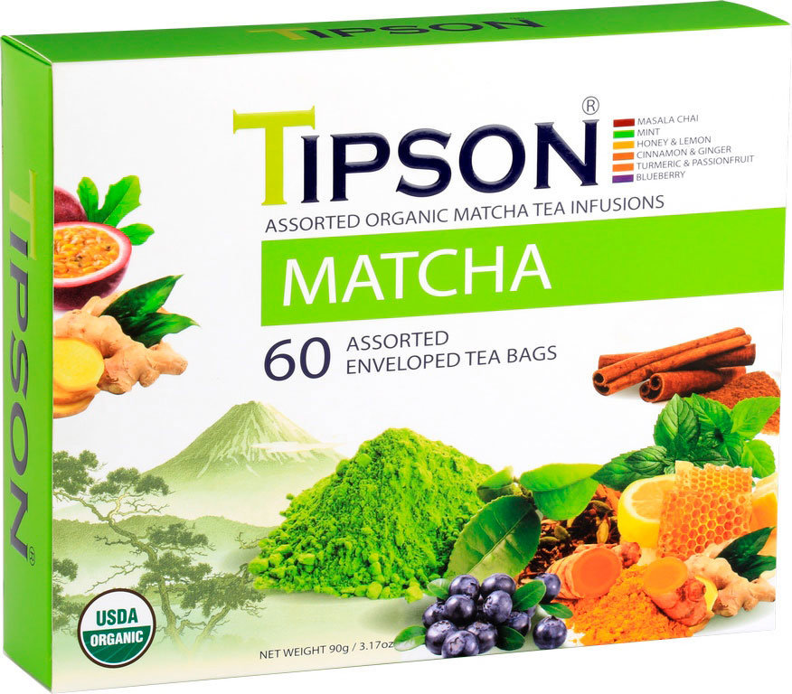 

Tipson BIO Matcha Kazeta Variace přebal 60 × 1,5 g