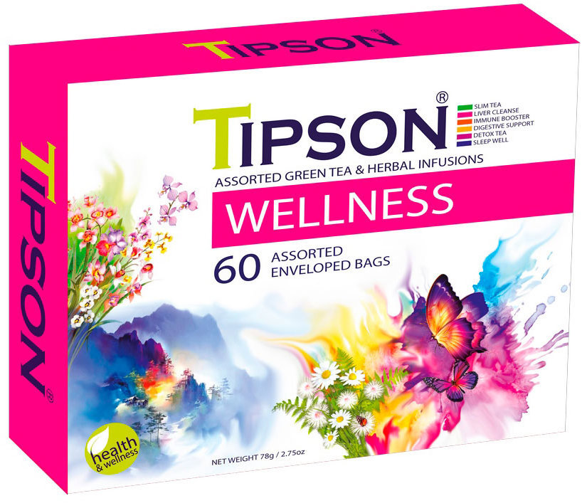 

Tipson Wellness Kazeta Variace přebal 60 × 1,3 g