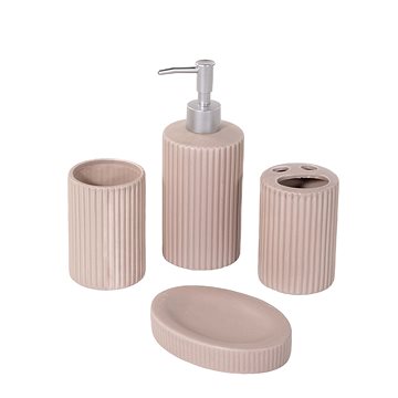 

Bathroom Solutions sada 4 kusů béžová