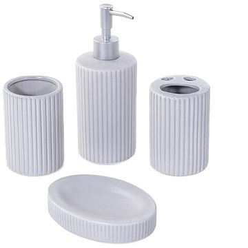 

Bathroom Solutions sada 4 kusů šedá
