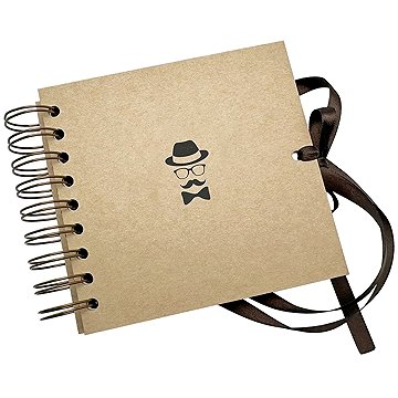BALOUŠEK TISK Scrapbook Mini, 130 × 130 mm, Gentleman