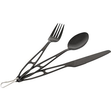 Bo-Camp Outdoor cutlery  set Stainless steel In Cover - Kempingové nádobí