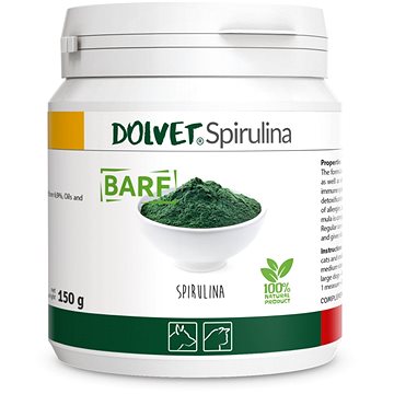 

Dolfos Dolvet Spirulina 150 g - detox a podpora imunity