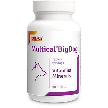 

Dolfos Multical BigDog 90 tbl. - vitamíny a minerály pro velká plemena psů