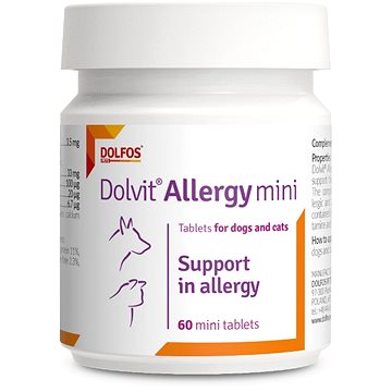 

Dolfos Dolvit Allergy mini 60 tbl - pro zmírnění alergie