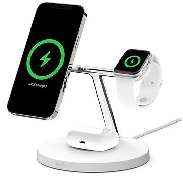 

Belkin BoostCharge PRO MagSafe 3v1 bílá