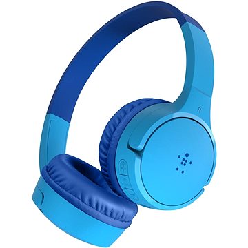 

Belkin Soundform Mini - Wireless On-Ear Headphones for Kids - modrá