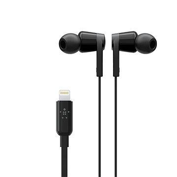 

Belkin Soundform Earphones ROCKSTAR w Lightning Connector - černá