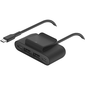 

Belkin USB power Extender, 2xC 2xA až 30W, černý