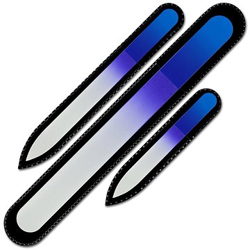 

Mont Bleu Sada 3 barevných skleněných pilníku na nehty R-BMS04