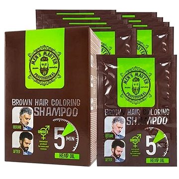 

Men's Master Professional Barvicí šampon, hnědá barva na vlasy 10 × 25 ml