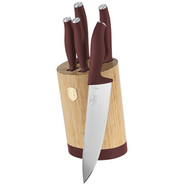 

BerlingerHaus Leonardo Collection Sada nožů s kulatým stojanem BAMBOO 6 ks