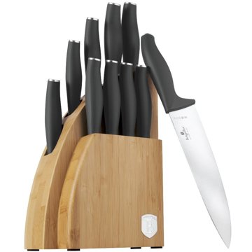 

BerlingerHaus Antracit Collection Sada nožů se stojanem BAMBOO 10 ks