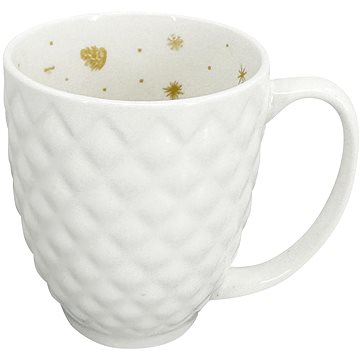 

by inspire Hrnek Embos Zlatá Koleda 500 ml, dekor hvězdy a vločky