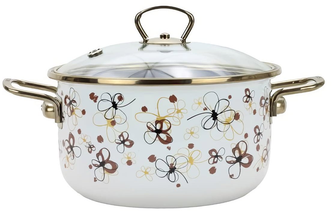 

BELIS PREMIUM KRÉMOVÝ Hrnec 5,5 l + poklice d24 smalt