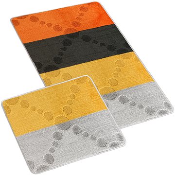

BELLATEX SADA BANY 60 × 100 cm + 60 × 50 cm, 760/119, paprsky šedožluté