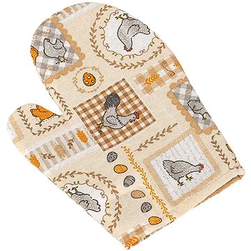 

BELLATEX Chňapka EMA 28 × 18 cm 66/552, velikonoční slepičky