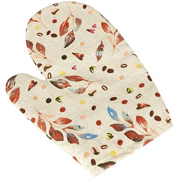 

BELLATEX Chňapka BERTA 28 × 18 cm 66/607, lístečky barevné