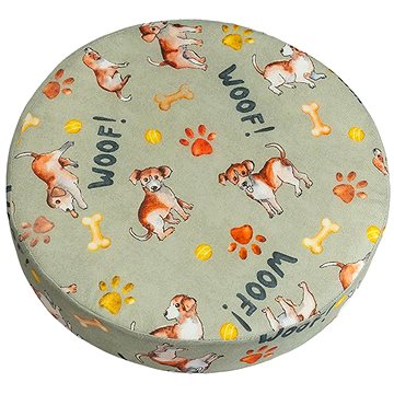 

BELLATEX Sedák KULATÝ prům. 40 × 8 cm 89/527 pejsek