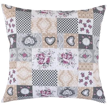 

BELLATEX DITA polštářek 45 × 45cm 55/408 - patchwork love