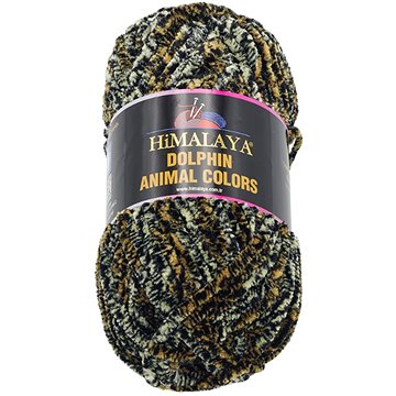 

BELLATEX Příze DOLPHIN animal color 100g - 83102 rezavá, šedá